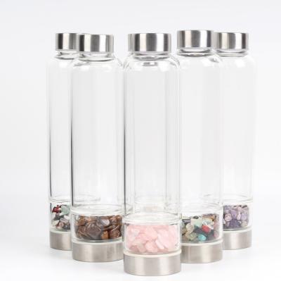 China China Gmy Accessories Healing Glass Stone Drinking Bottle for sale