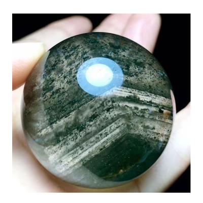 China China natural cryatl quartz ghost spheres for decoration for sale