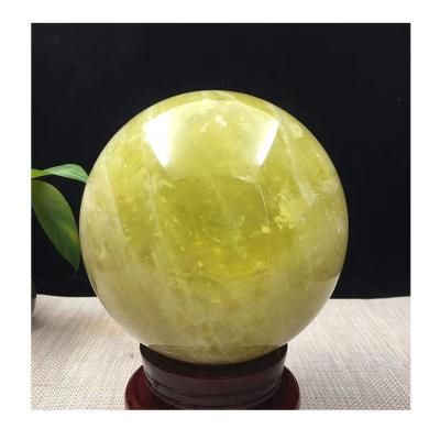 China China Hot Selling Beautiful Big Size Natural Citrine Crystal Sphere for sale