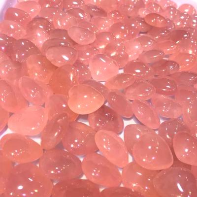 China Wholesale High Quality Europe Rose Quartz Crystal Hearts With Star For Pendant for sale