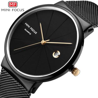 China New Chronograph Design Custom Your Own Logo Mesh Strap Japan Quartz Steel Movt Men Watch With Cheap Price for sale