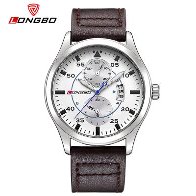 China Hot Selling High Grade Fashion Products Chronograph Men Watch Elegant Beautiful Leather Band With Japan Movement In Shenzhen Factory for sale