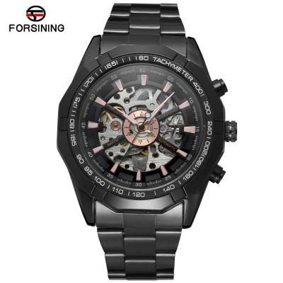 China Automatic date 2021relogio forsining China factory men's watch OEM luxury men's automatic mechanical skeleton watch for wristwatch man for sale