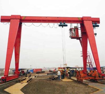 China Bridge crane 20 ton single girder portal gantry crane with crane for sale