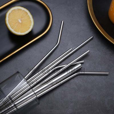 China Minimalist 304 Food Grade Stainless Steel Straw Suit for sale