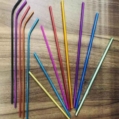 China Viable Wholesale Food Grade Stainless Steel Drinking Straws , 18/8 Stainless Steel Straws for sale