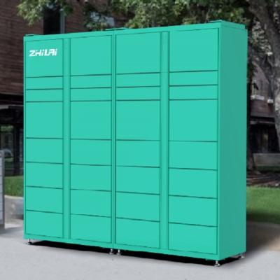 China Indoor cold rolled steel click and collect 7/24 Smart bluetooth parcel delivery locker for sale