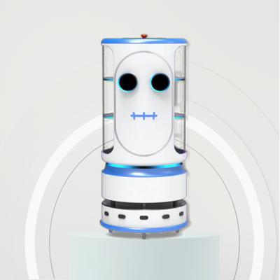 China ABS/Aviation-Grade Aluminum Alloy Commercial Grade AI Intelligent Autonomous Food Delivery Robot For Restaurant for sale