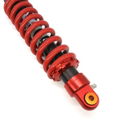 China Factory price 395mm shock absorber aluminum alloy motorcycle shock absorber solid aluminum steel rear universal for sale