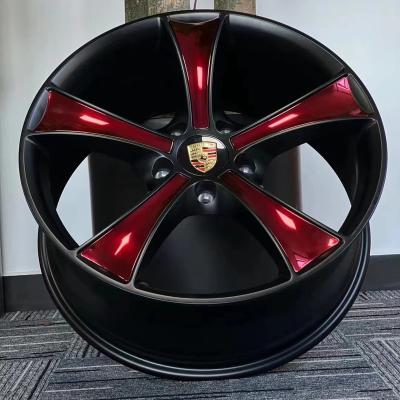 China Passanger 2023 High Strength Car Wheel Matt Black Paint 5X108 5X120 5X1143 16 Inches Full 17 18 19 20 21 22 23 24 Forged Wheels for sale