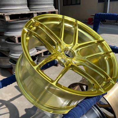 China ALUMINUM ALLOY HUB WHEELS 19 inch black car alloy wheel rim silver color or bronze color 5x130 aluminum alloy wheel for sale