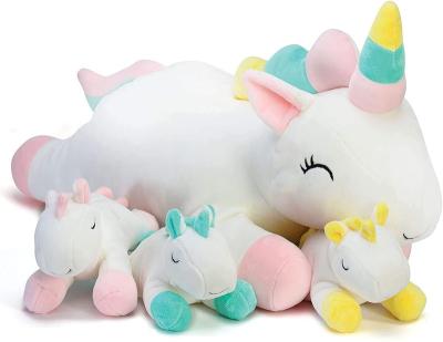 China Cute Soft Plush Rainbow Unicorn Plush Home Cartoon Wholesale Decoration Unicorn Plush Toy Stuffed Animal for sale