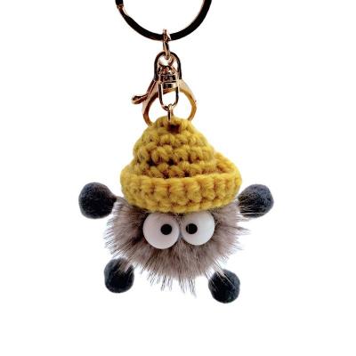 China Korean Cute Cotton Style Key Chain Lovely Custom Plush Stuffed Key Decoration Plush Pendant Toy for sale