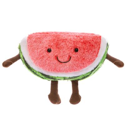 China Wholesale Kawaii Sofa Decoration Cotton 35/50/60 cm Cherry Watermelon Pillow Custom Fruit Plush Toy Christmas Gift for Kids Girl for sale