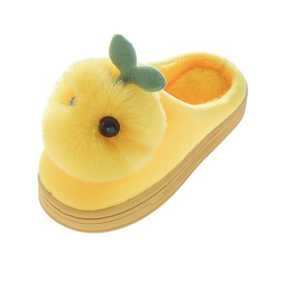 China Wholesale Kids Cushioning Mommy and Me Toddler Plush One Size Fits All Bedroom Shoes Adult Girls Teddy Bear Slippers For Women for sale