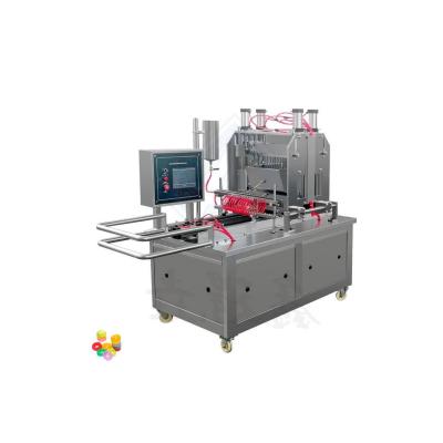 China Industrial Balls Jelly Gummy Candy Depositing Machine for 20-50kg/h Production Capacity for sale