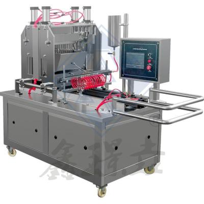 China 500kg Semi-Automatic Manual Candy Pouring Molding Machine for Soft and Hard Candies for sale