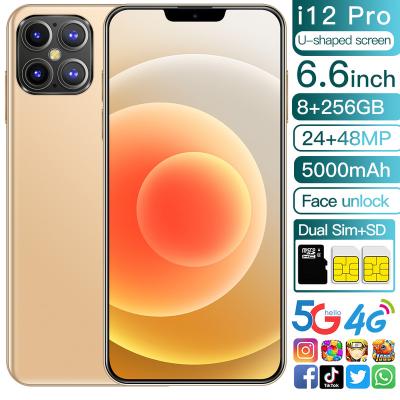 China Dual SIM Card Hot Selling Phone 12 Pro 12Gb+512Gb 6.7 Inch Touch Screen Android 5G Mobile Phone for sale