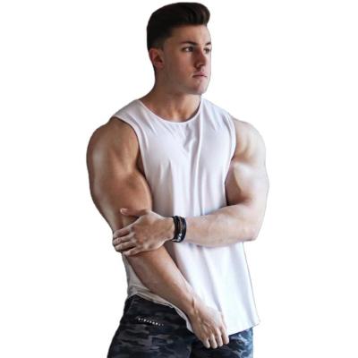 China Fashion QUICK DRY hot new design sale sleeveless shirts invest fitness sports wear bodybuilding workout men's tank for sale