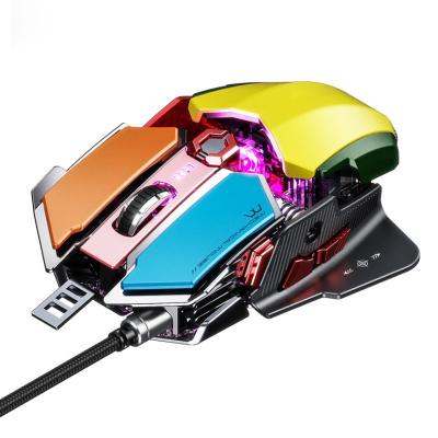 China Adjustable Game RGB Gaming Mouse 3200 DPI Wired Gaming Mouse 3200 DPI Gamer Wired Mouse for sale