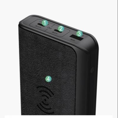 China 20000mah Outdoor Power Bank Wireless Radio Universal Phone Charger Portable Charging Station Powerbank for sale