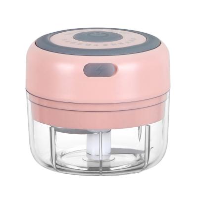 China New Viable Mini USB Portable Rechargeable Electric Garlic Mash Machine for sale