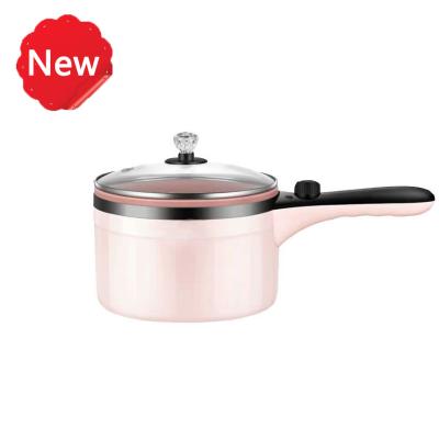 China Small Multifunctional Round Temperature Control Non-stick Coating Electric Frying Pan for sale