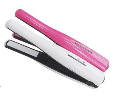 China Ceramic Rechargeable Flat Iron Portable Cordless Hair Straightener Mini Hair Iron Coating Cordless Hair Straightener With USB for sale