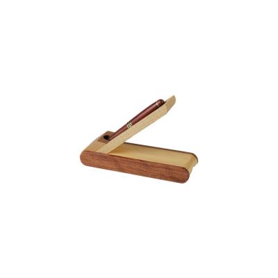 China OEM 2021 Recyclable Packaging Pen Box Fountain Pen Case Wooden Handmade Wholesale for sale