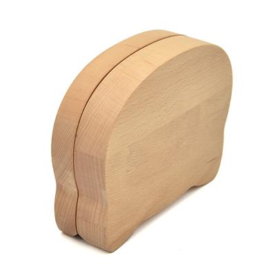 China China Deciduous Tooth Keepsake Storage Boxes Milk Tooth Holder Organizer Recyclable Wooden Gift Box for sale