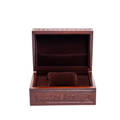 China Sustainable Packaging Storage Boxes And Laser Relief Wooden Box Oak Solid Wood Bins for sale