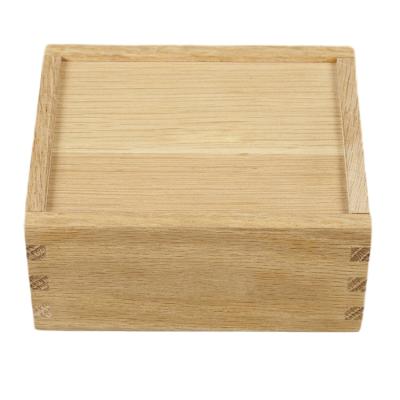 China Recyclable Wholesale Customized Small Wooden Gift Packaging Slipping Lid Wooden Storage Boxes for sale