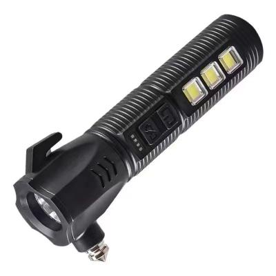 China Factory Price Outdoor Camping Hiking Good Quality Multifunctional Rechargeable Waterproof Handheld LED Flashlight for sale