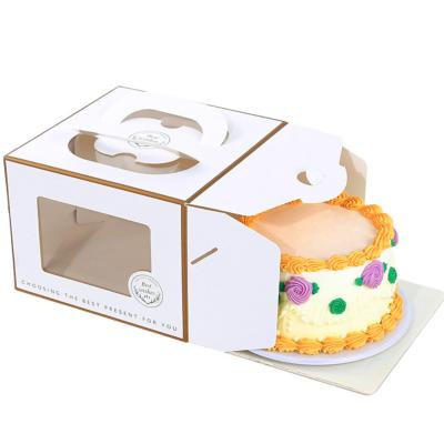 China Disposable Paper USA Cake Box Paper Boxes For Cake Paper Cake Box for sale