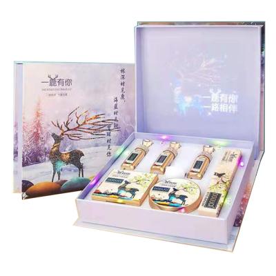 China Recycled Materials Art Paper Package Creative Box Eco-Friendly With Insert Corrugated Soap Candle Paper Creative Packaging Box for sale