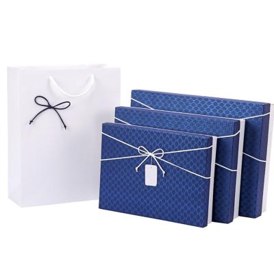 China Large Size Recycled Luxury Paper Cardboard Box Clothing Materials Custom Packaging Box For Shirt Package for sale