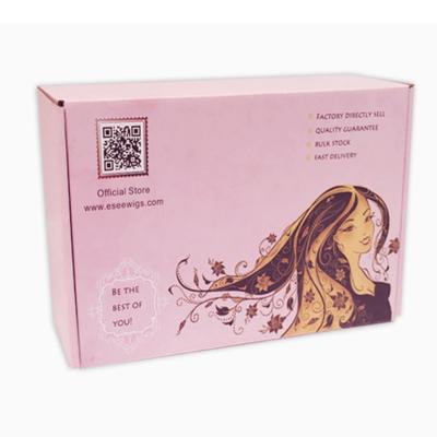 China Cute Recycled Materials Cardboard Paper Ad Hair Products Box Beard Grooming Kit Products Box Clothing Flower Gift Printing Corrugated Box for sale