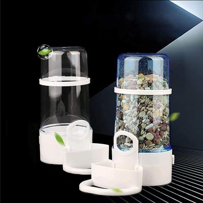 China Viable Small Hamster Automatic Animal Feeder Bird Feeder Pet Device Automatic Water Feeding Dispenser For Hamster Bird Parrots for sale