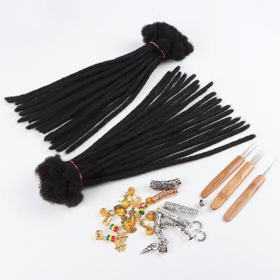 China VAST libertine |locks of awe| wholesale dread human extensions handmade dreadlocks crochet dread lock for women private label for sale