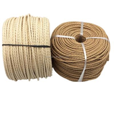 China Chair 3 Strands 4mm Danish Paper Rope For Chairs Vellum Paper Rope For Furniture Decoration for sale