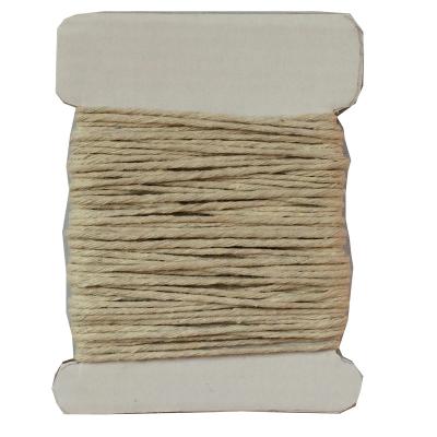 China DIY Decoration 10m Card Packing 1.5mm 1 Twisted Strand Cooking Cotton Twine, Kitchen Twine, Cotton Twine for sale