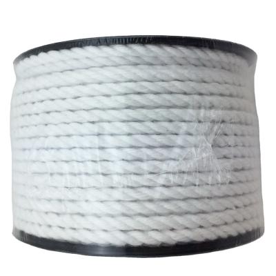 China DIY Decoration 4mm White Macrame Rope In 30m Spool Plastic Packing for sale