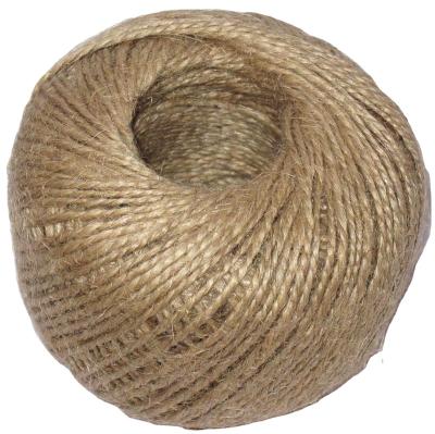 China DIY Decoration 1.5MM 2 PLY 100m Ball Natural Jute Twine, Jute Rope, Jute Twine for sale