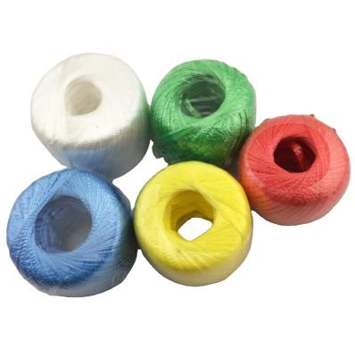 China Colorful pp film packing rope untwisted pp twine, polypropylene baler twine pp twine for packing for sale