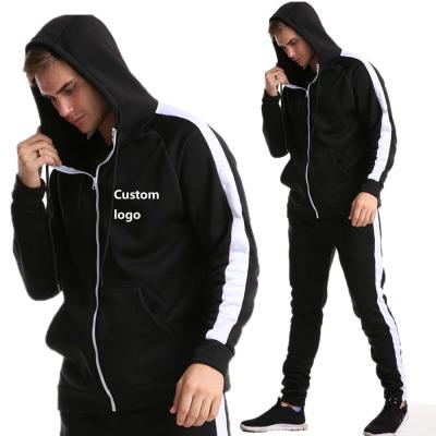 China 2021 Europe America Thermal Men's Hoodies And Sweatshirts Plush Plus Size Sweatsuitpants And Hoodie Set Suit for sale