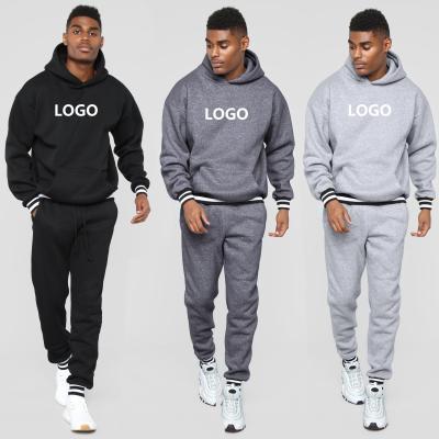 China QUICK DRY Custom Sweater White Sweat Suits Men Sweat Suits With Pocket Tracksuits Set Blank Jogging Suits Men Sweatsuit for sale