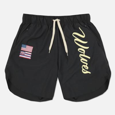 China Hot Selling Logo Leisure Outdoor Fitness Sports Custom Anti-wrinkle Stretch Breathable Beach Shorts For Men for sale