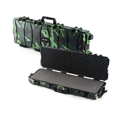 China IP67 Waterproof Dustproof Shockproof Bursting Hard Plastic Waterproof Gun Case With Wheel Airsoft Gun Case With Foam for sale