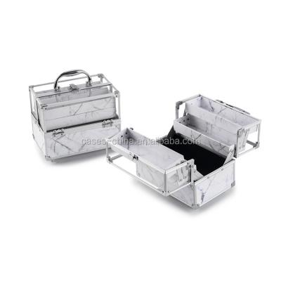 China ISO9001 fashion beauty transparent acrylic cosmetic makeup case organizier box for sale