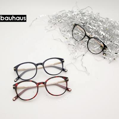 China AB1022 Fashion Women Daily Glasses Frame Retro Round for sale